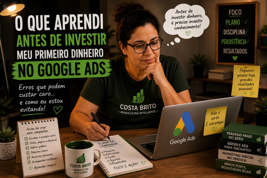 O Que Aprendi Antes de Investir Meu Primeiro Dinheiro no Google Ads