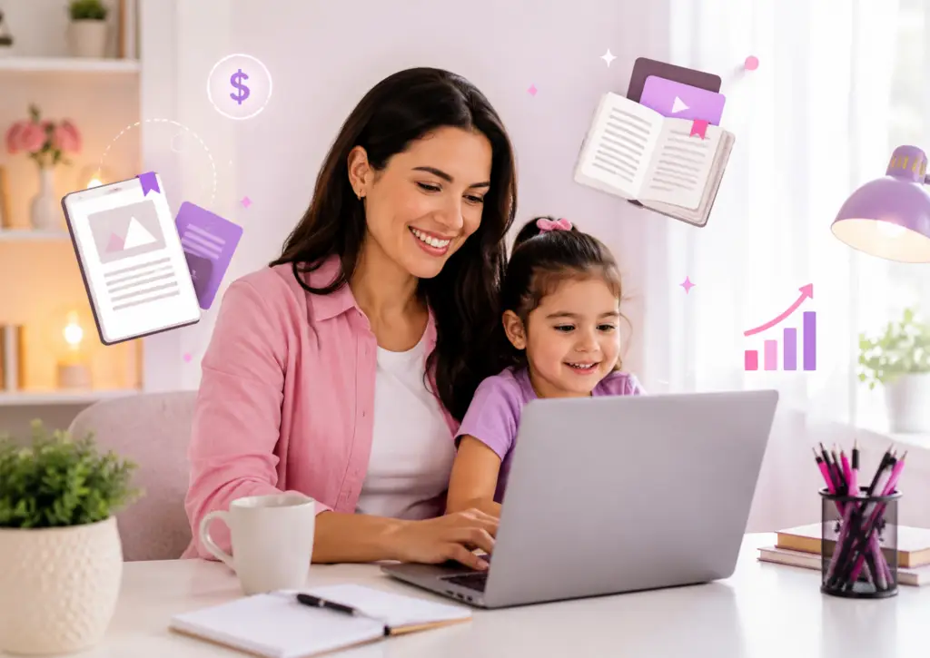 Como Mães Podem Ganhar Renda Extra em Casa com E-books Digitais