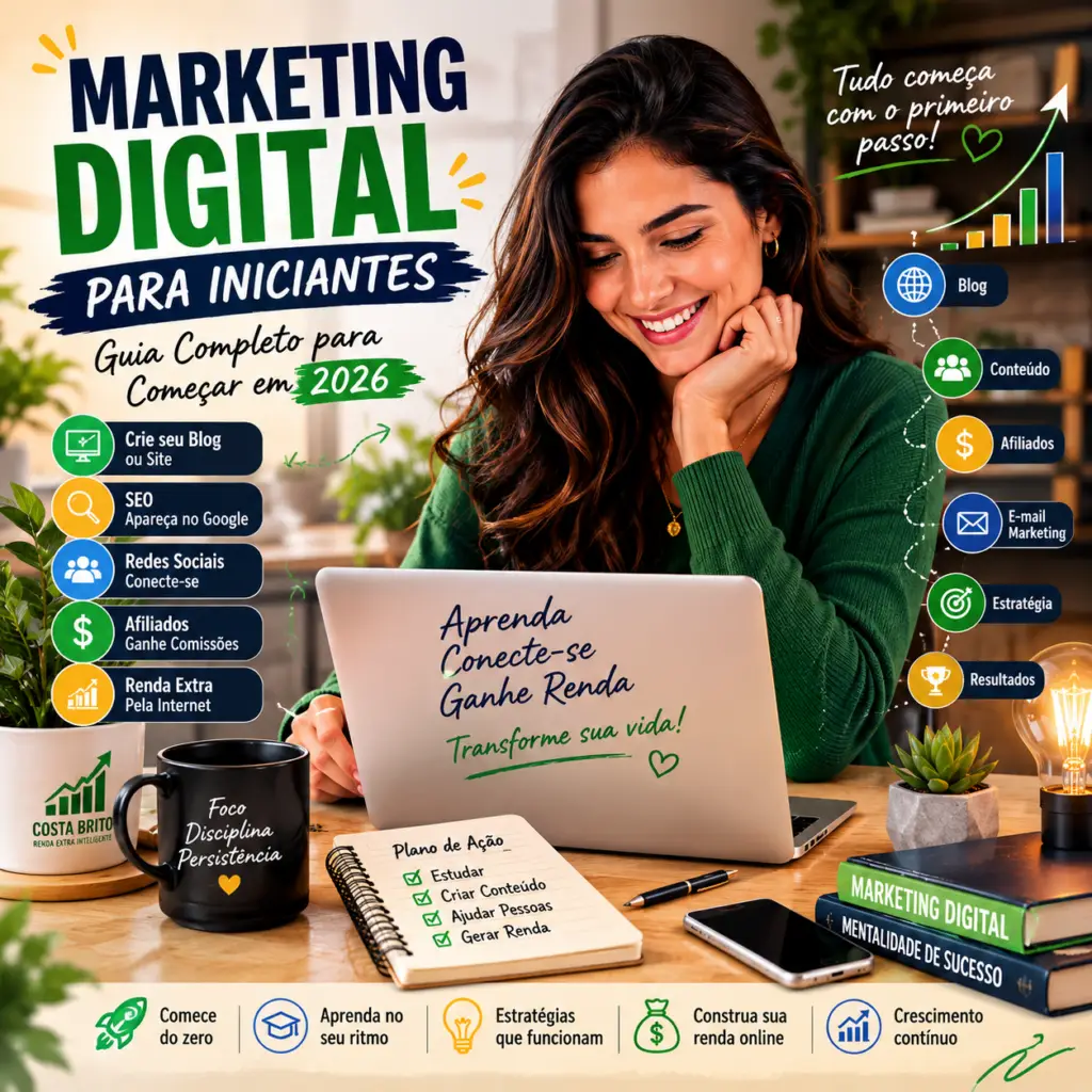 Marketing Digital Para Iniciantes: Guia Completo para Começar em 2026