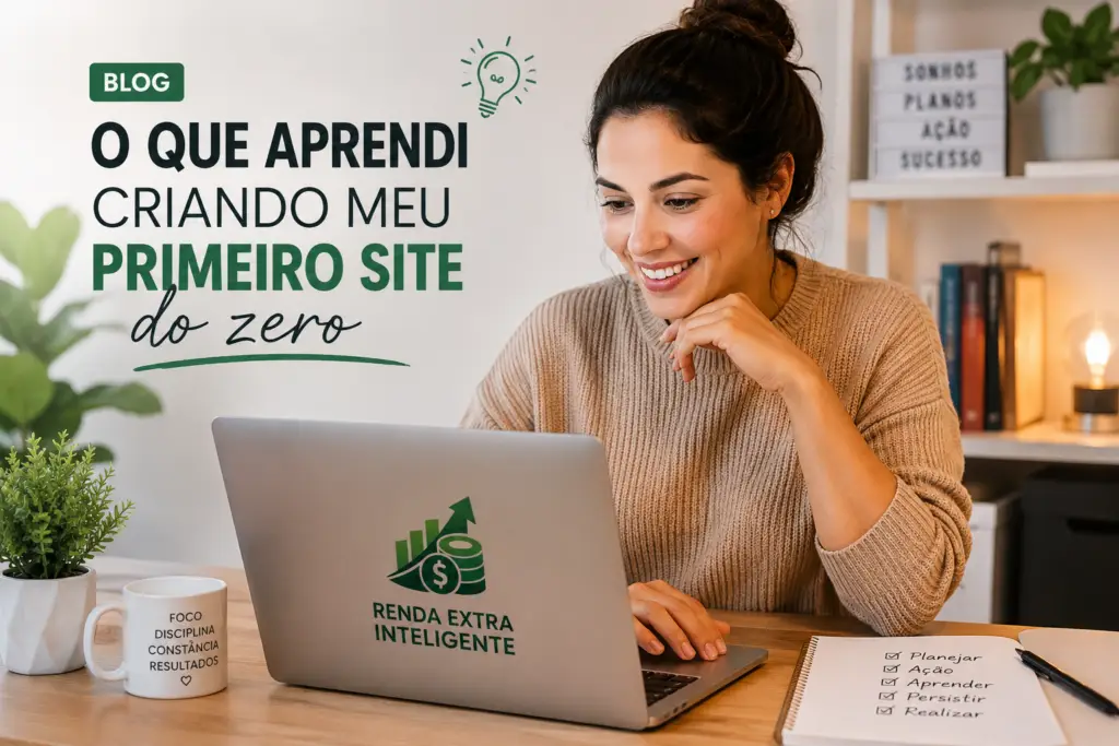 O Que Aprendi Criando Meu Primeiro Site do Zero