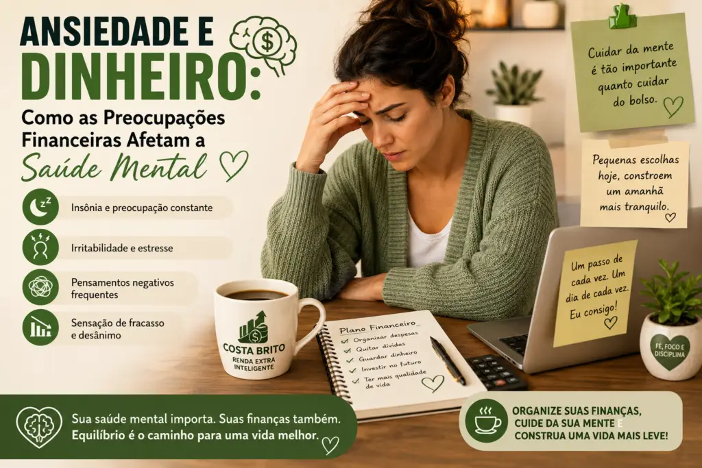 Ansiedade e Dinheiro: Como as Preocupações Financeiras Afetam a Saúde Mental