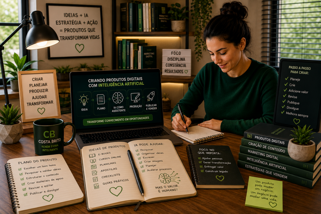 Criando Produtos com Inteligência Artificial: Guia Completo para Iniciantes em 2026