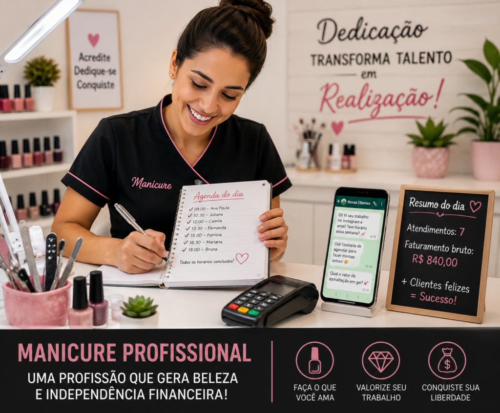 Quanto Ganha uma Manicure em 2026? Descubra os Valores Reais da Profissão