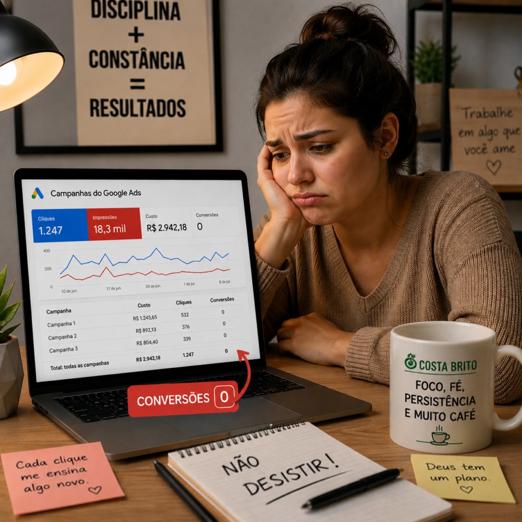 Primeira Conversão no Google Ads: Minha Jornada Real