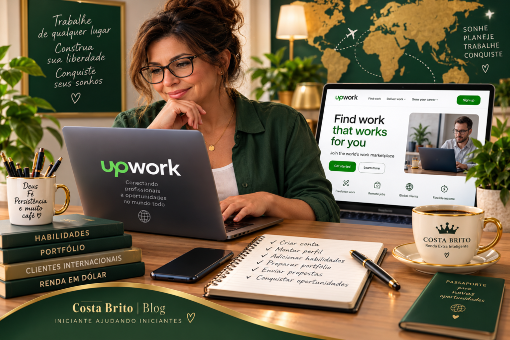 Como criar uma conta na Upwork para trabalhar como freelancer em 2026